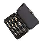 KnKut 4-piece Step Point Drill Bit Set with 1/2 inch Shank, 9/16 to 1 inch Questions & Answers