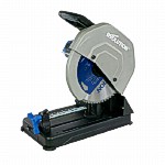 Does the Evolution S355CPSL chop saw have a cast or stamped base?