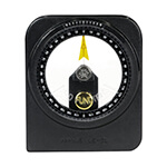 How does the angle gauge work?
