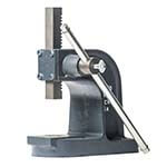 What diameter punches does this press accommodates/does it does accommodate punches.