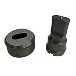 What is the maximum thickness of A36 steel plate you can punch through with the 11/16x 1  1/4" punch