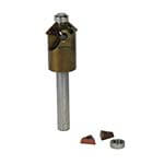 Can i bevel plate steel 1/2" thick to a 45° angle safely without fear of the shaft snapping?